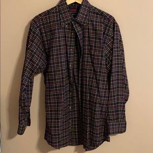 Martha’s Vineyard Sundog navy plaid shirt
